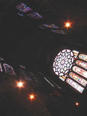 Stained glass, Chartres, France